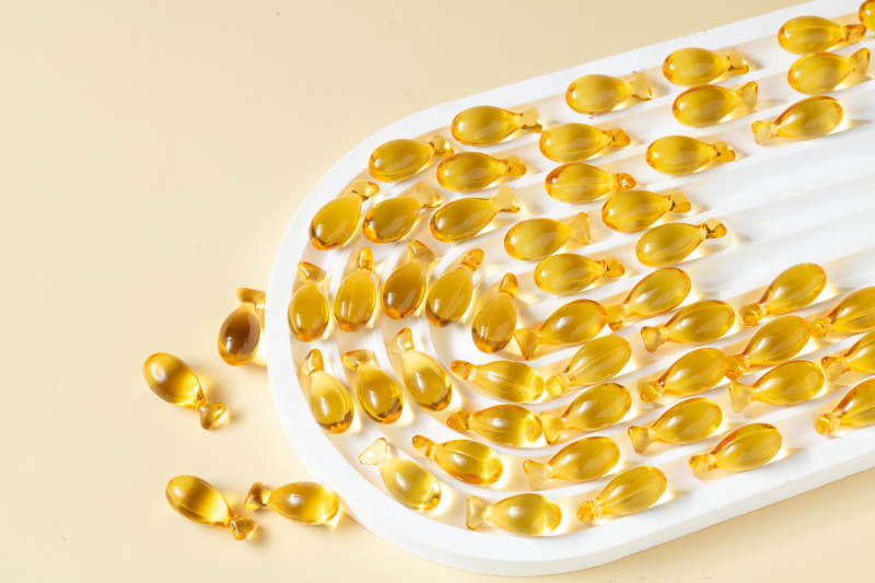 金黄胶囊排列图图片