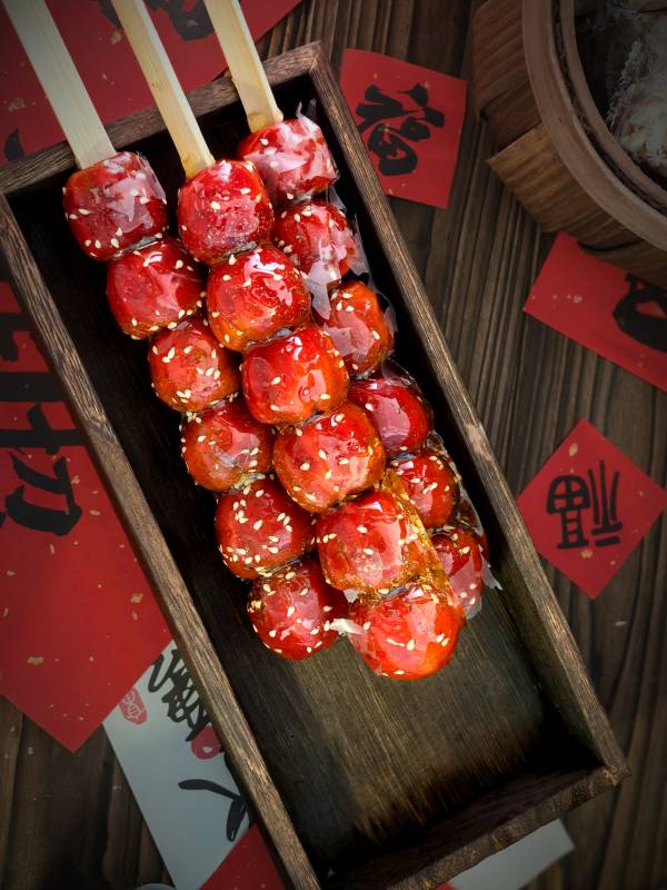 冰糖葫芦 甜蜜年味图片