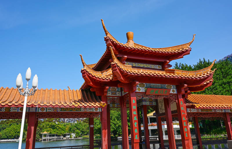 中式亭台楼阁图片