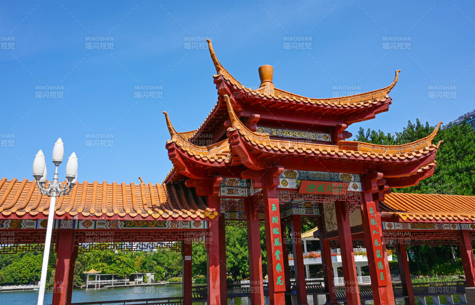 中式亭台楼阁图片