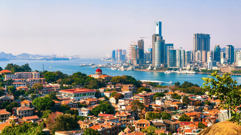 厦门城市风光图片