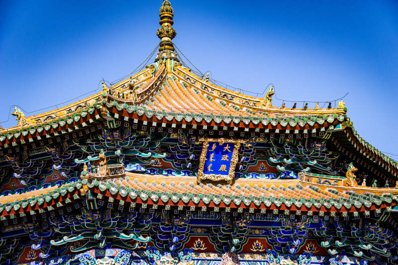 沈阳故宫太政殿飞檐图片