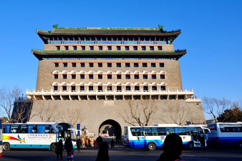 北京正阳门箭楼图片