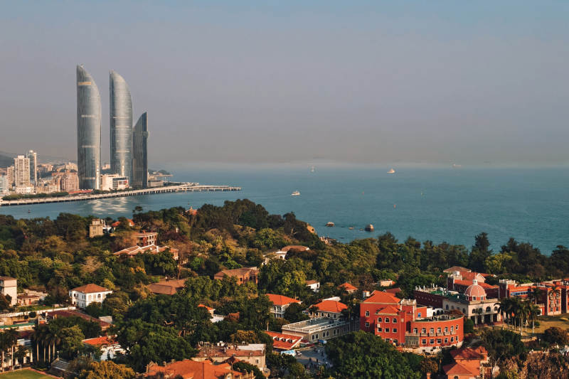 厦门海滨风光图片