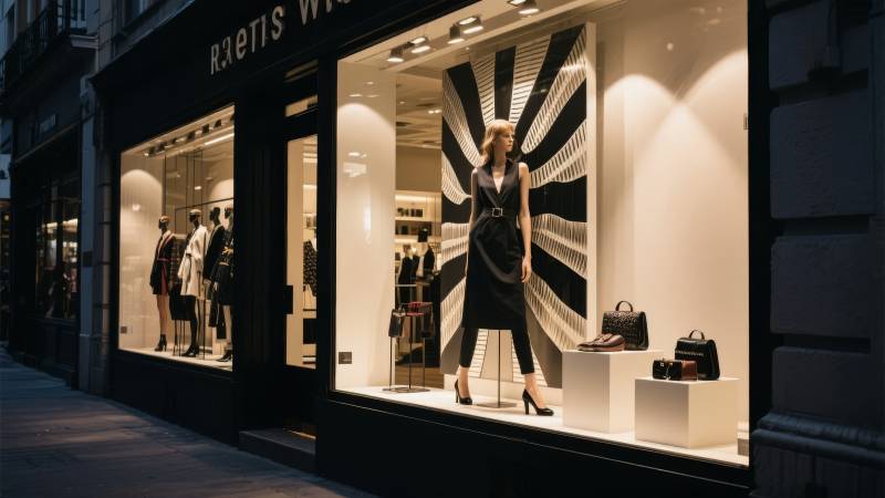 时尚橱窗展示图片