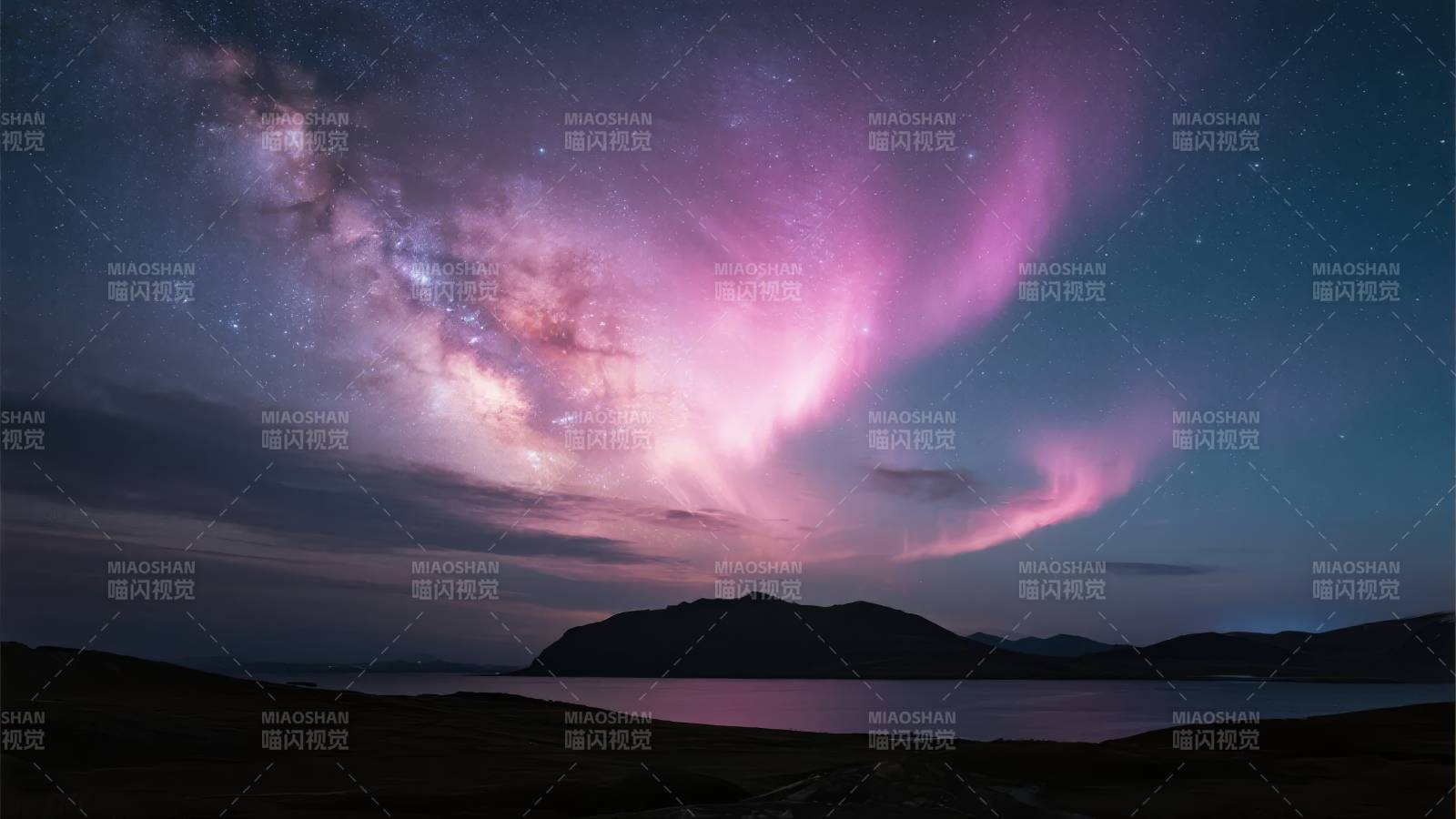 星河璀璨夜景图片