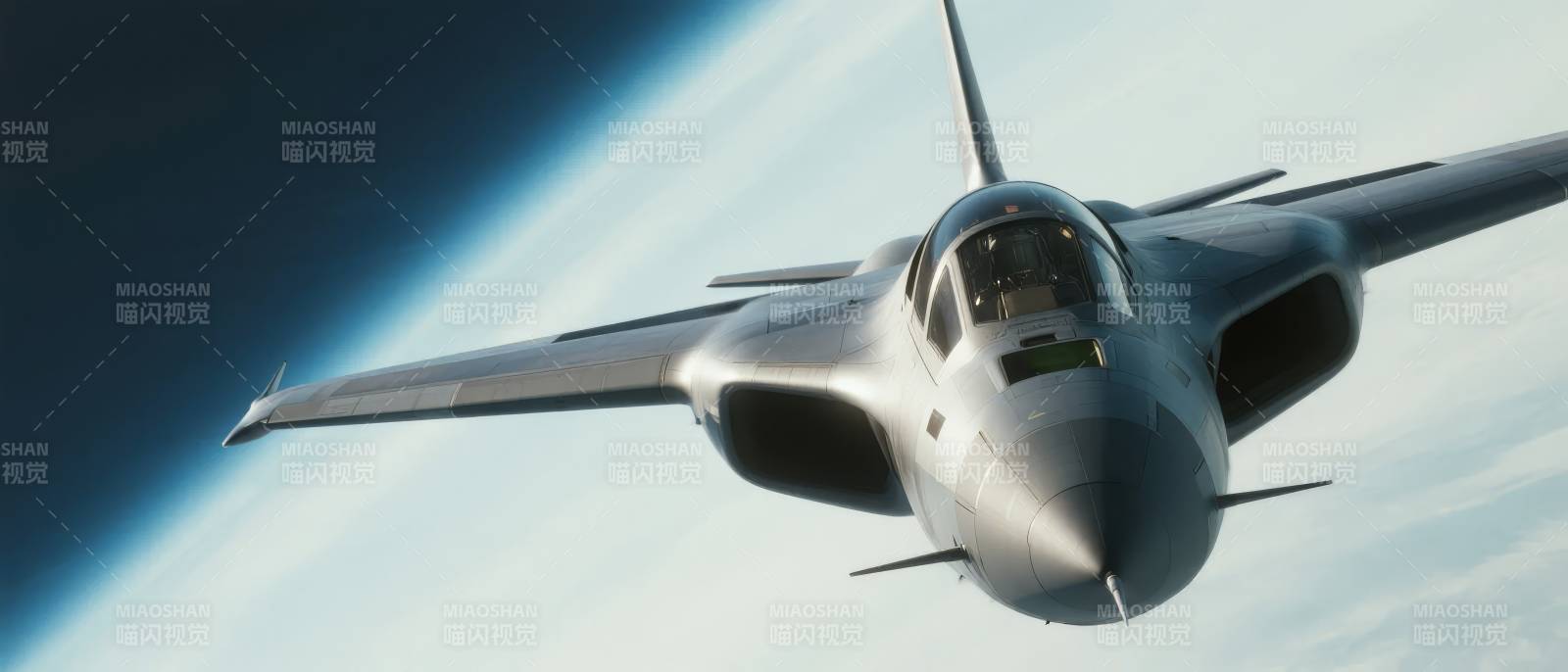 战斗机翱翔天际图片