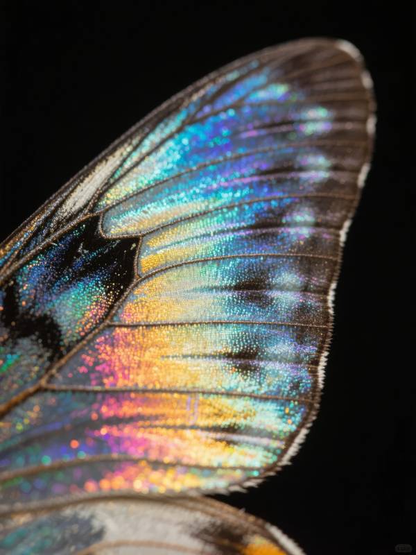 蝶翼虹彩图片