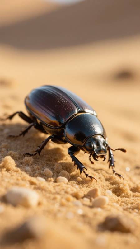 沙漠甲虫特写图片
