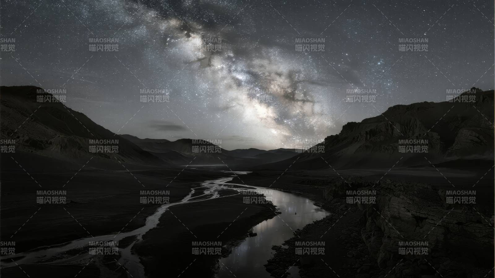 银河映山河图片