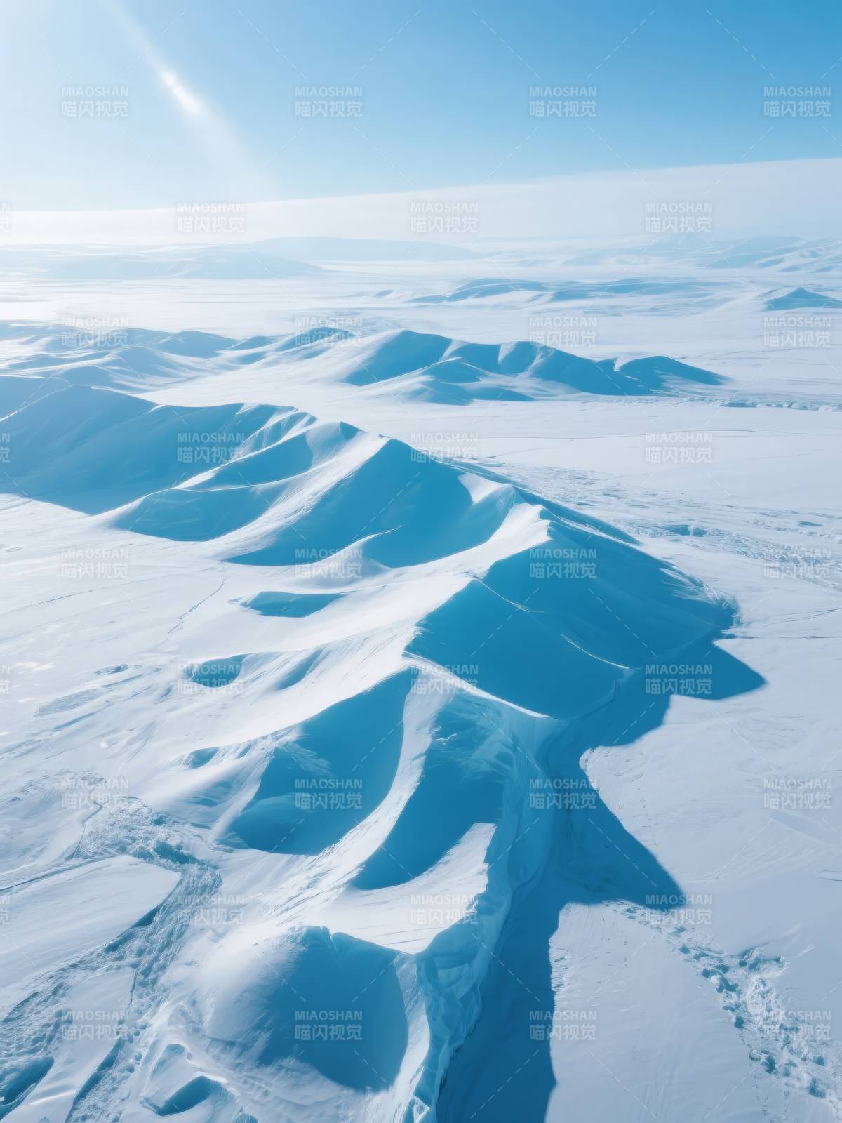 极地雪原风光图片