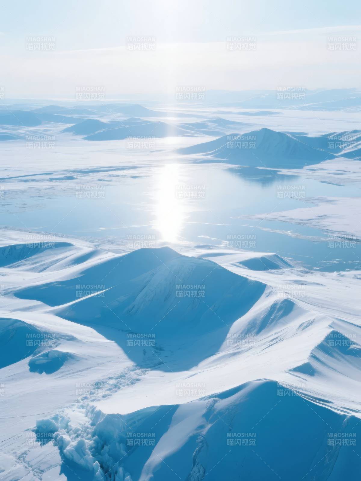 极地冰原风光图片