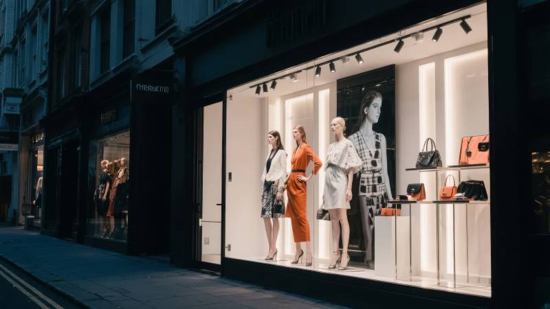 时尚橱窗展示图片