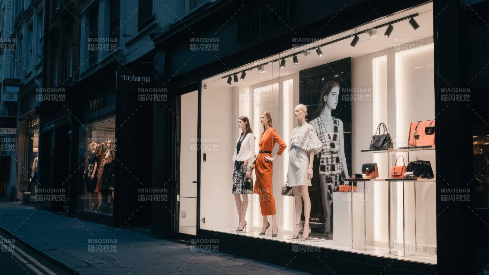 时尚橱窗展示图片