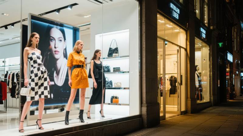 时尚橱窗展示图片