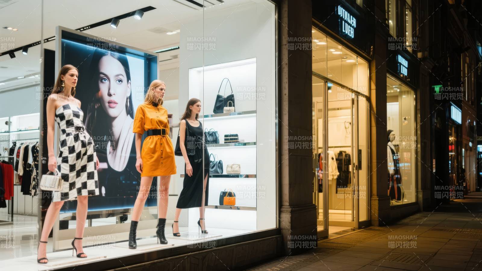 时尚橱窗展示图片