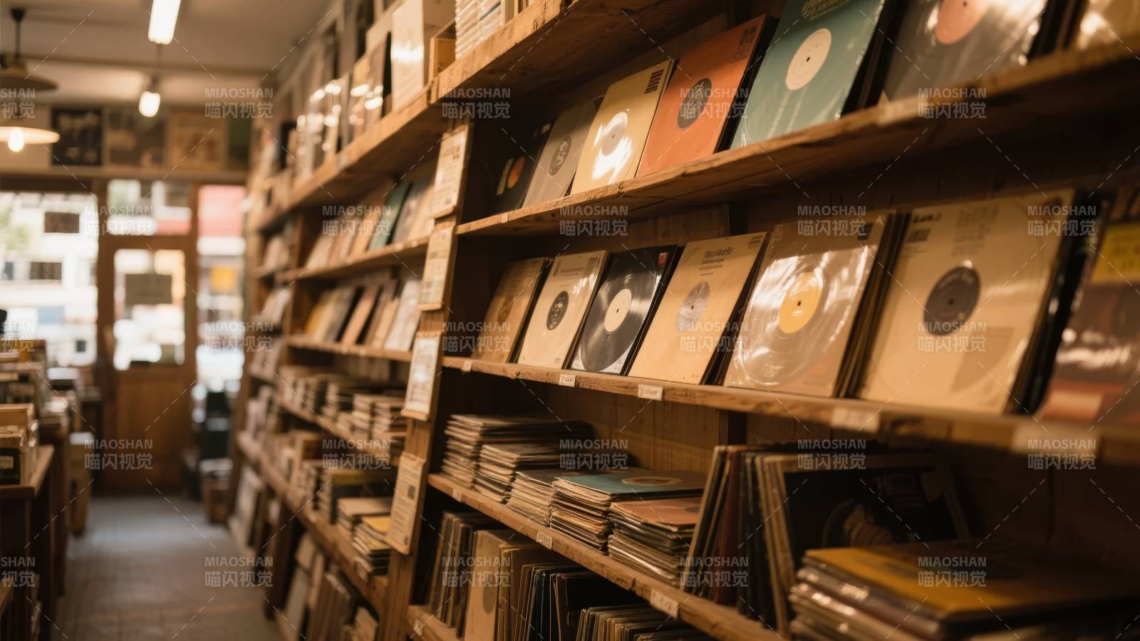 唱片店的角落图片