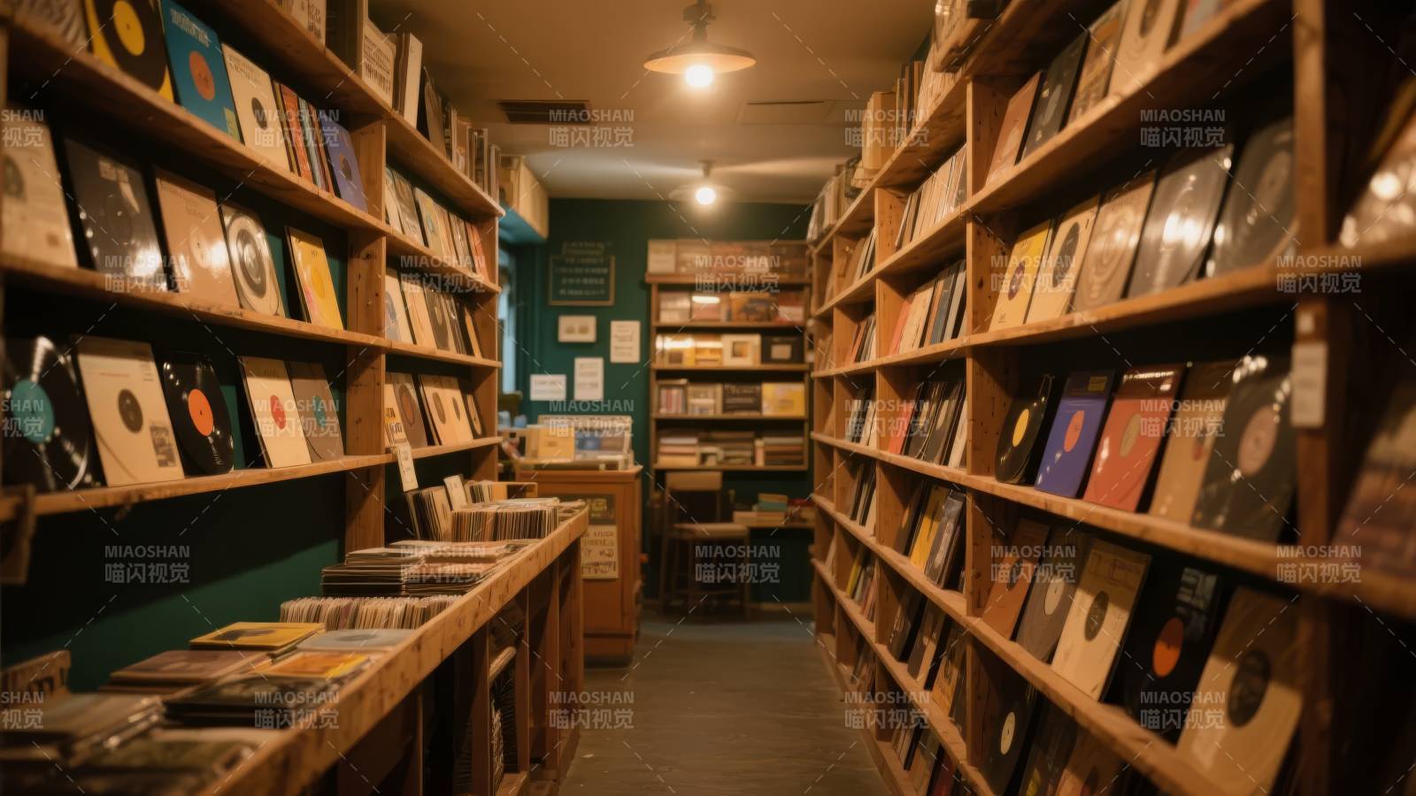 唱片店的角落图片