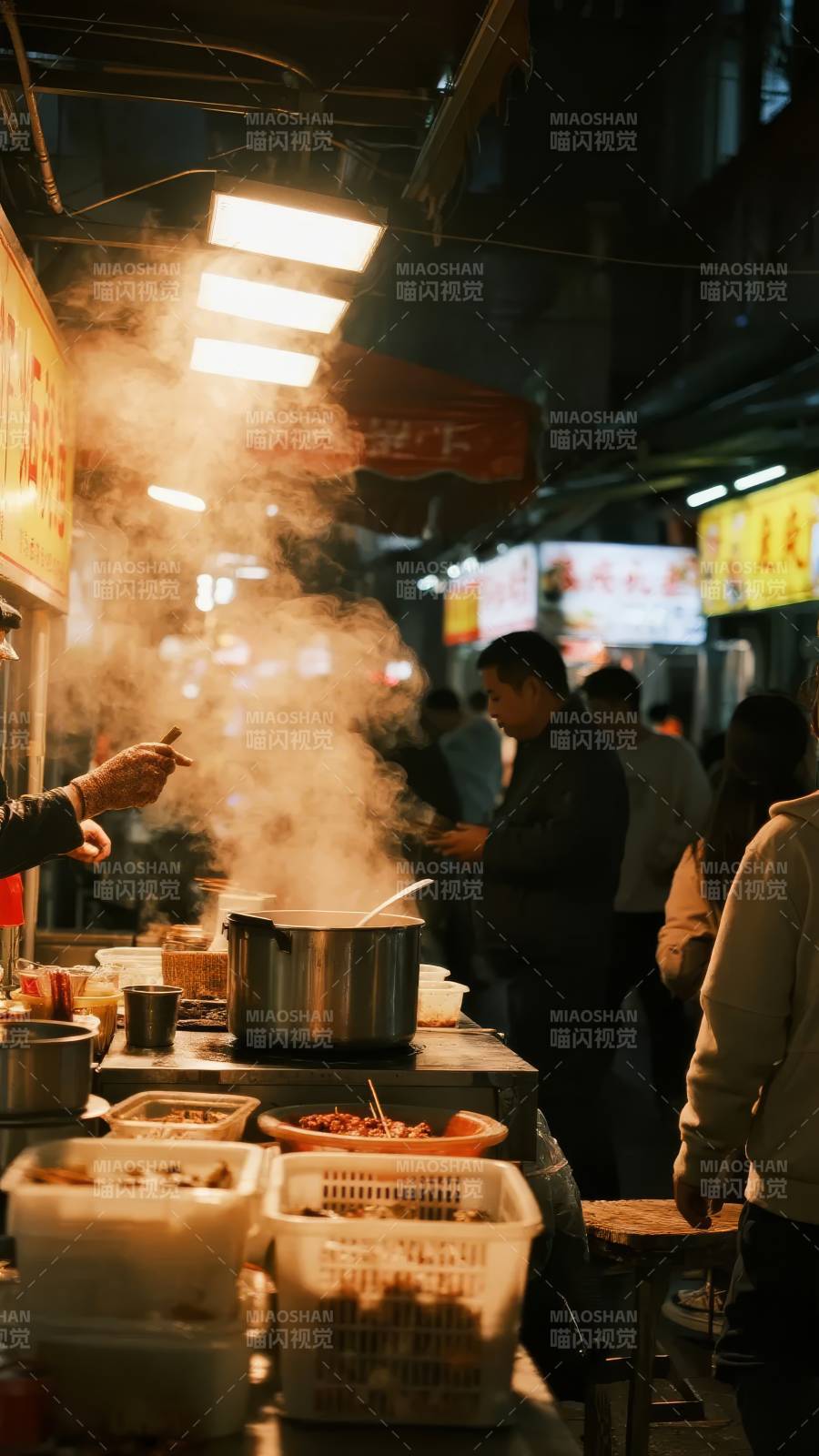 夜市烟火气图片