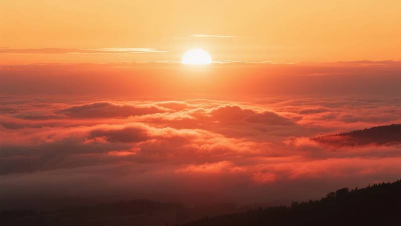 云海日出图片