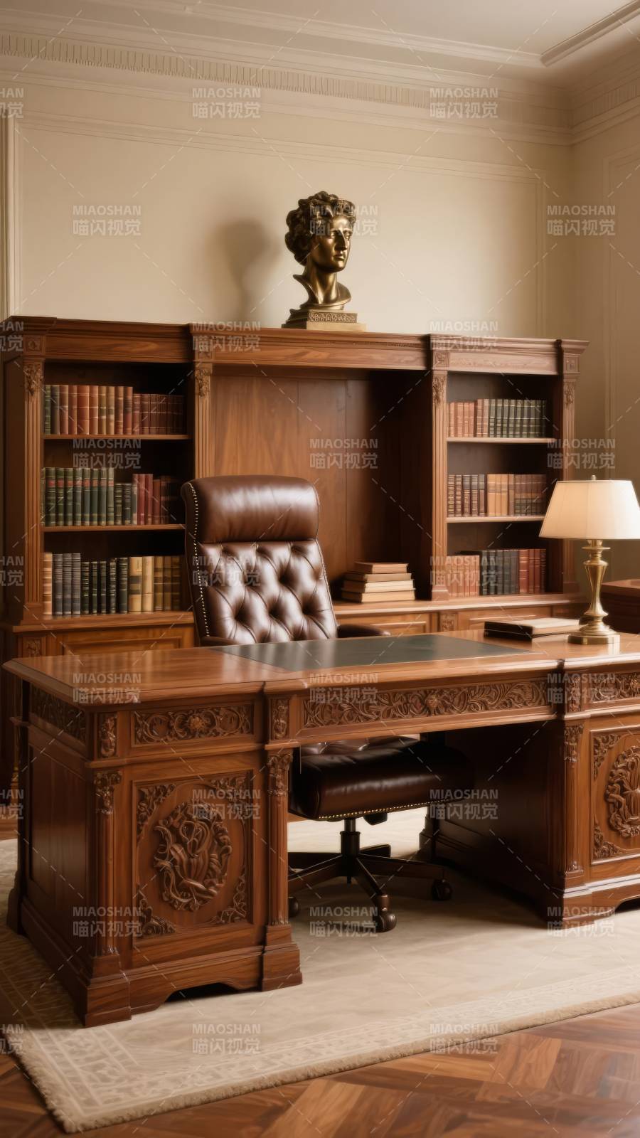 古典书房雅致办公图片