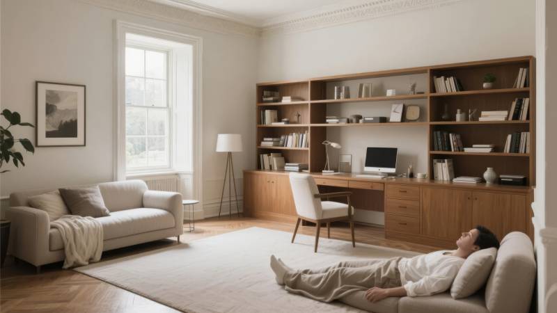 宁静书房生活图片