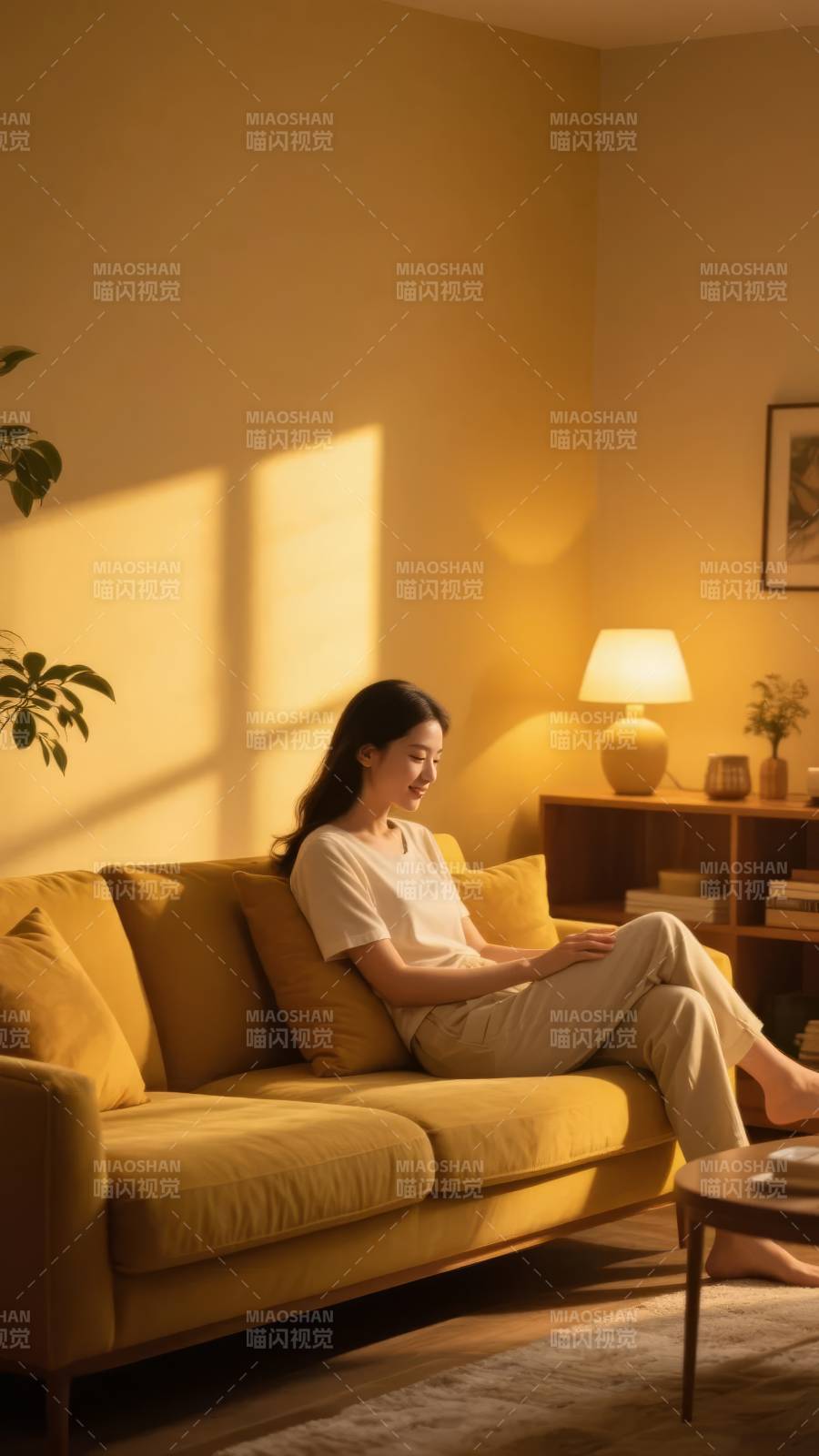 阳光下的宁静时光图片