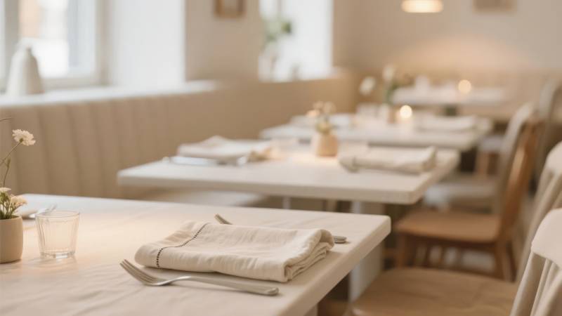 温馨餐厅静谧一角图片