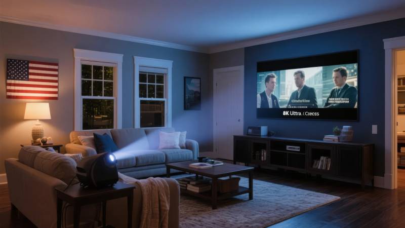 客厅观影时光图片