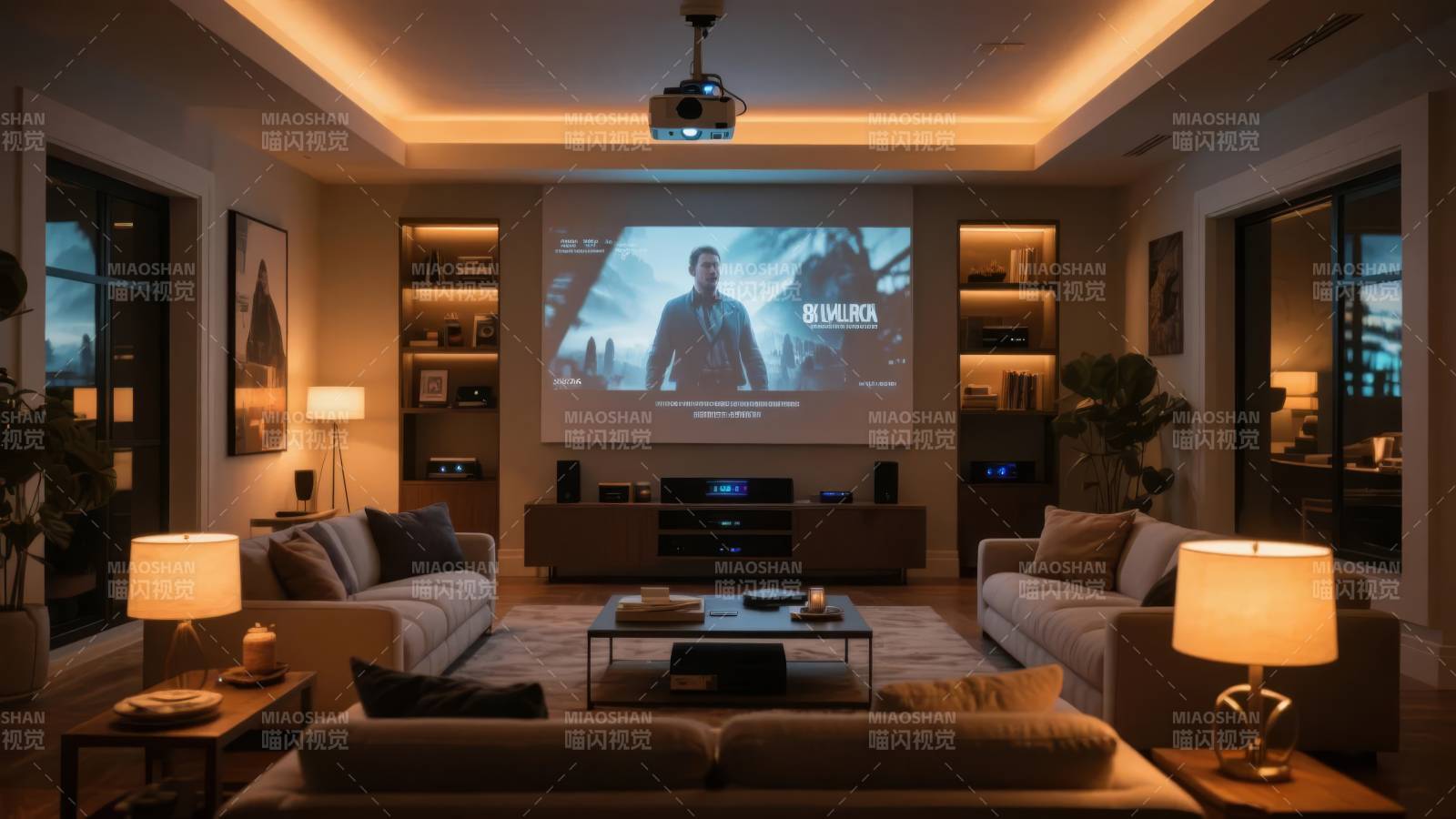 家庭影院客厅图片
