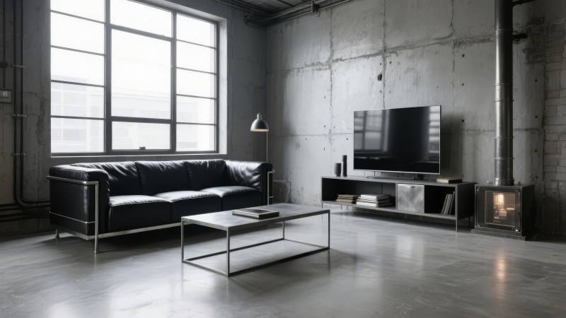 工业风客厅设计图片