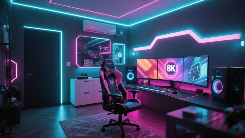 炫彩电竞房图片