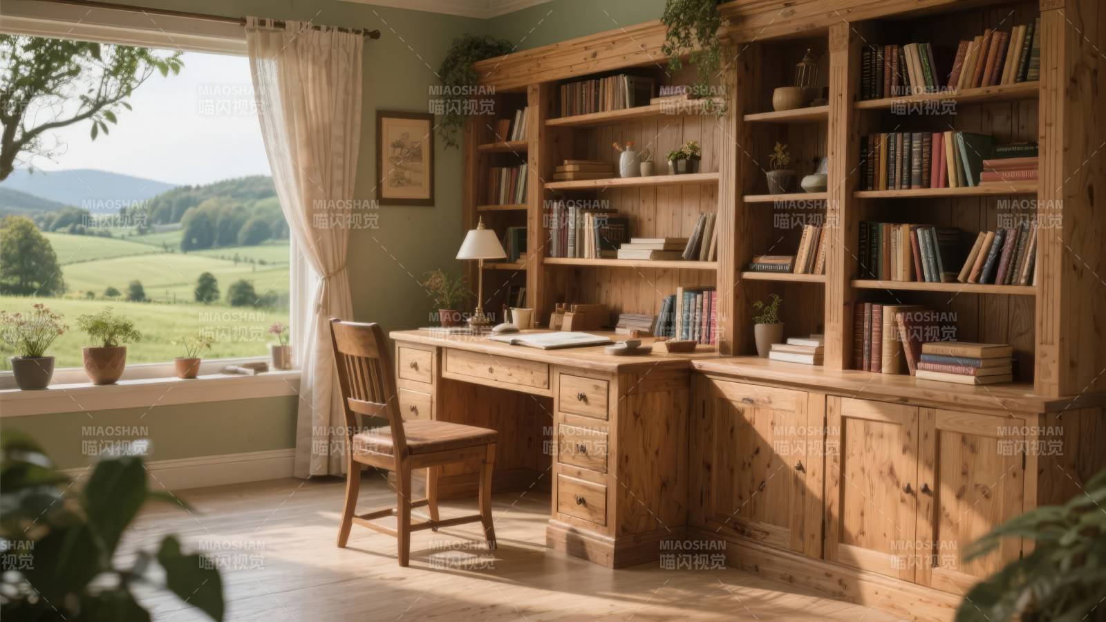 书房静谧 书香满屋图片