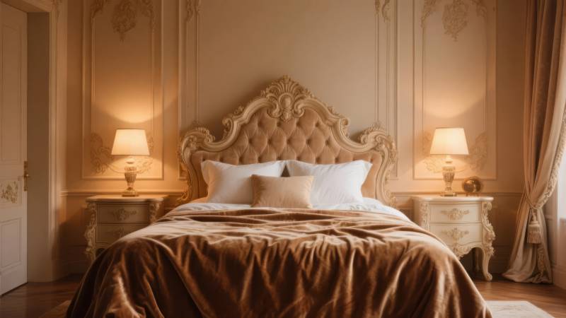 奢华卧室静谧温馨图片