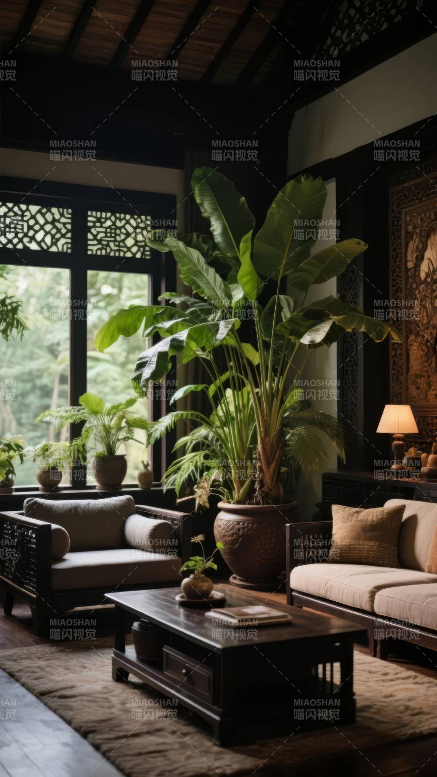 古韵雅居 绿意盎然图片