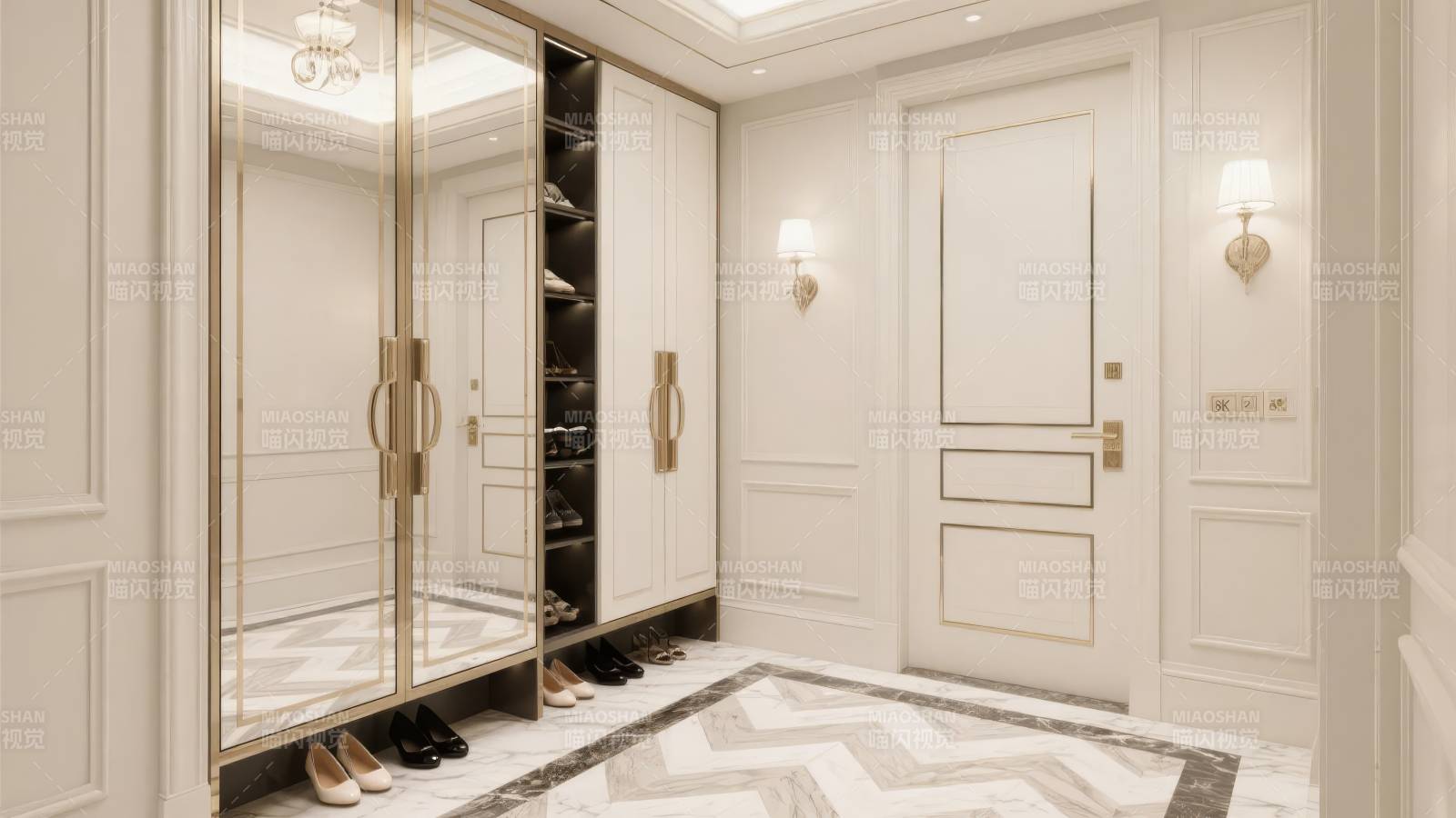 奢华衣帽间设计图片