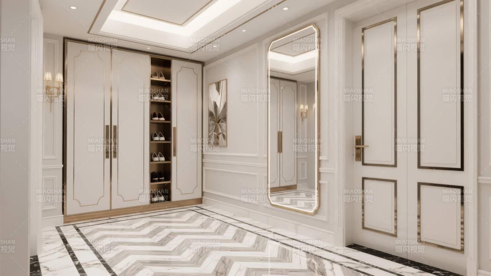 奢华衣帽间设计图片