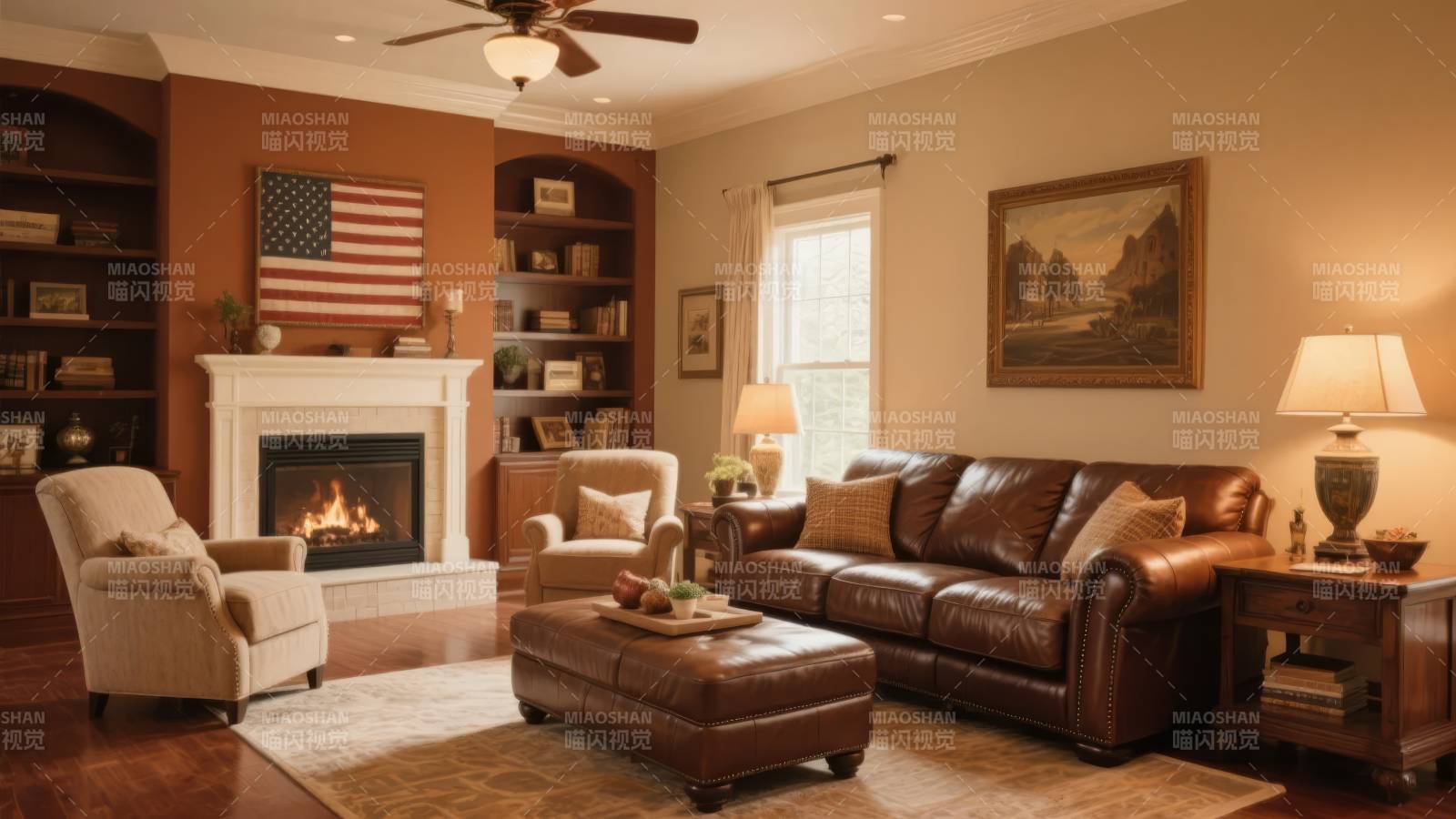 温馨客厅布置图片