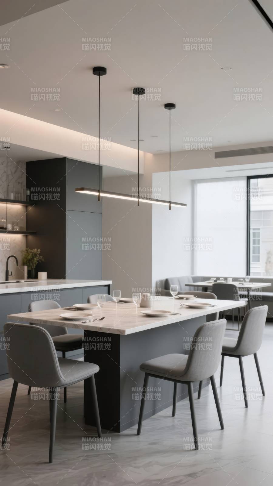 现代简约餐厅设计图片