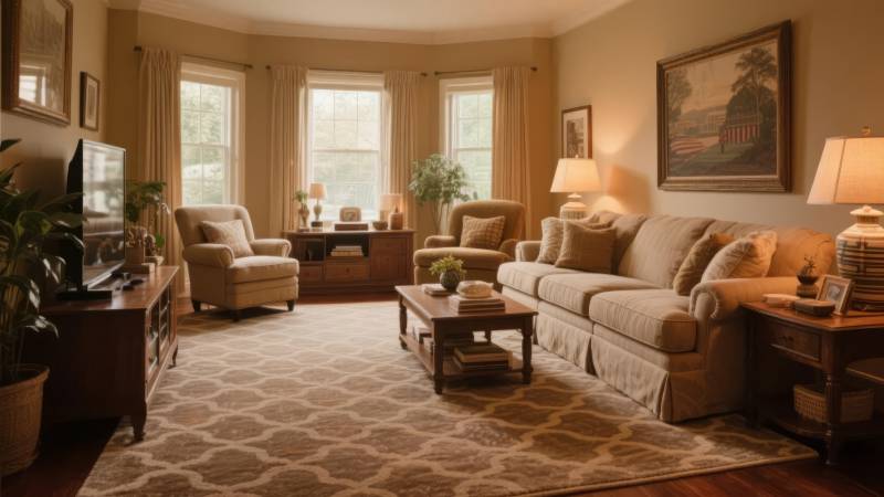 温馨客厅布置图片