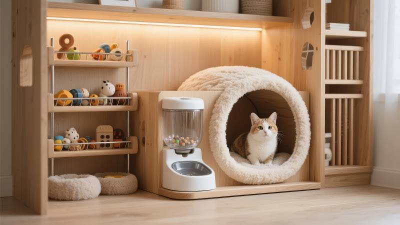 猫咪的温馨小窝图片