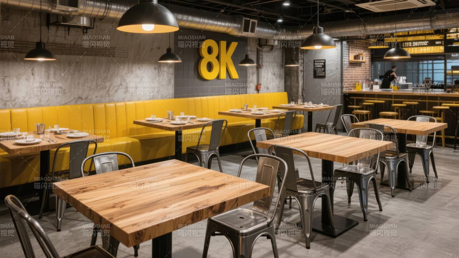 K餐厅现代简约风图片