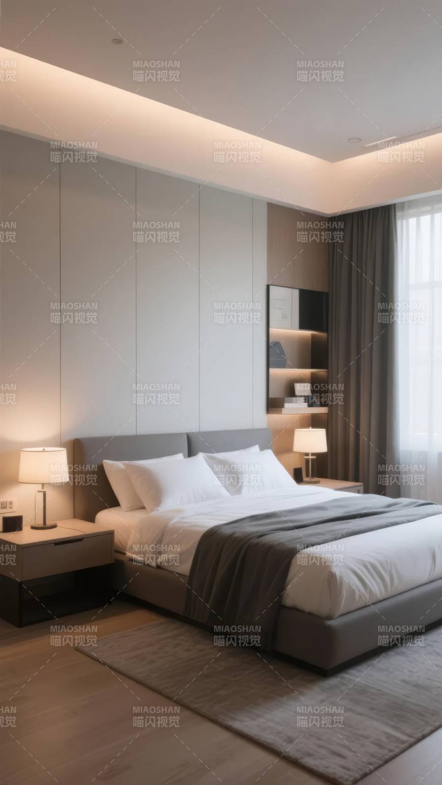 现代简约卧室设计图片