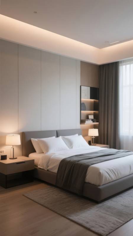 现代简约卧室设计图片