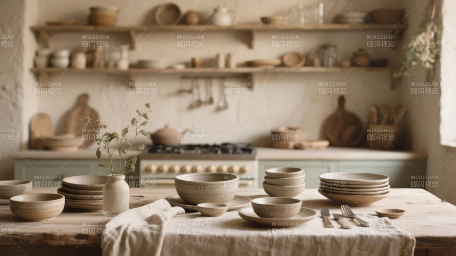 质朴厨房静物图片