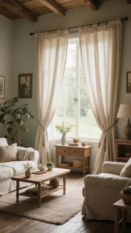 温馨田园客厅图片