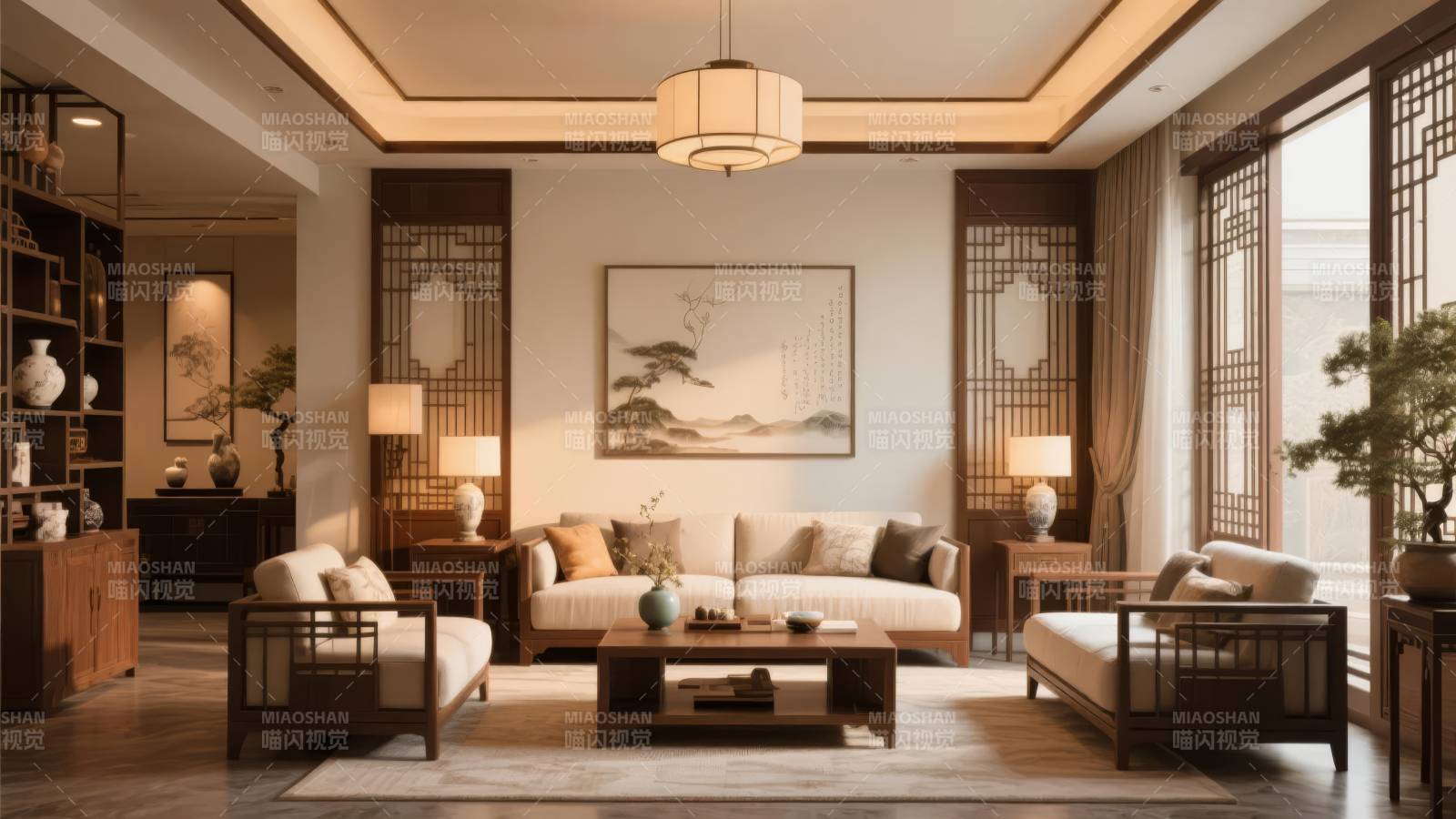 中式雅居客厅图片