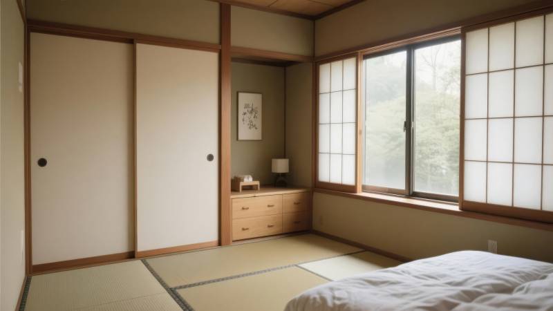 日式榻榻米卧室图片