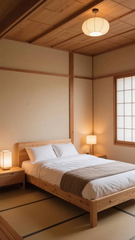 日式简约卧室图片