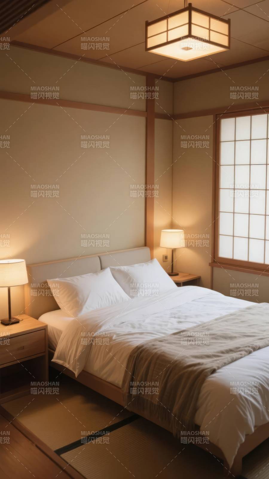 日式简约卧室图片